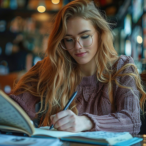 Students learning online